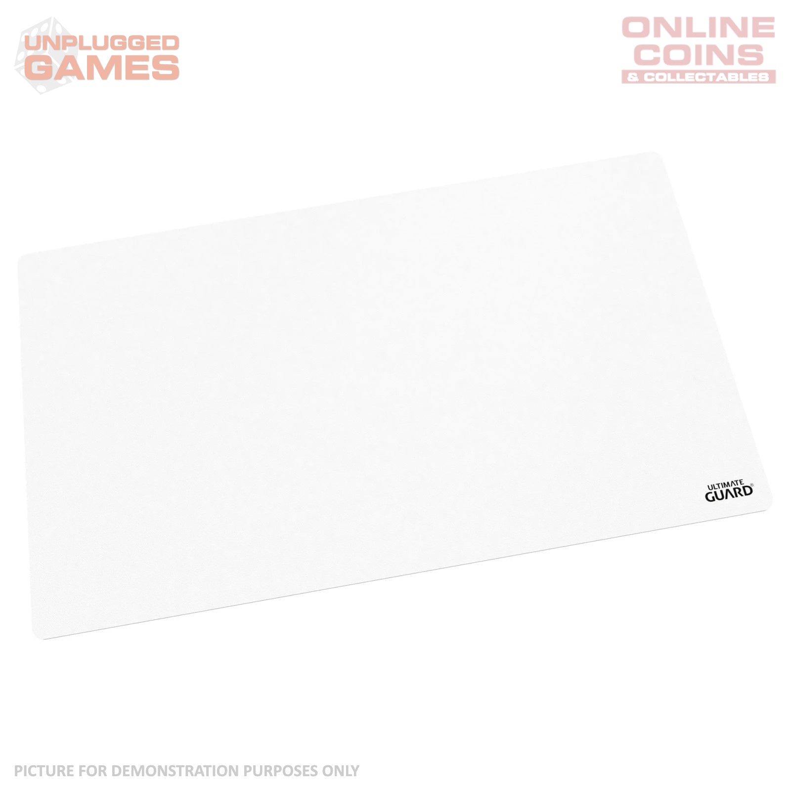 Ultimate Guard Playmat - Mono WHITE